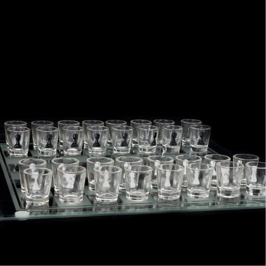 Set Șah cu Pahare – Cadou Original