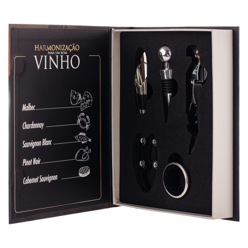 Set accesorii vin Vinho - set elegant pentru vin