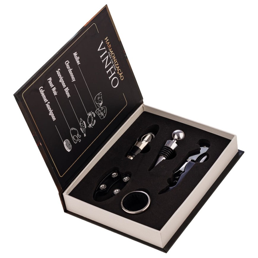 Set accesorii vin Vinho - set elegant pentru vin