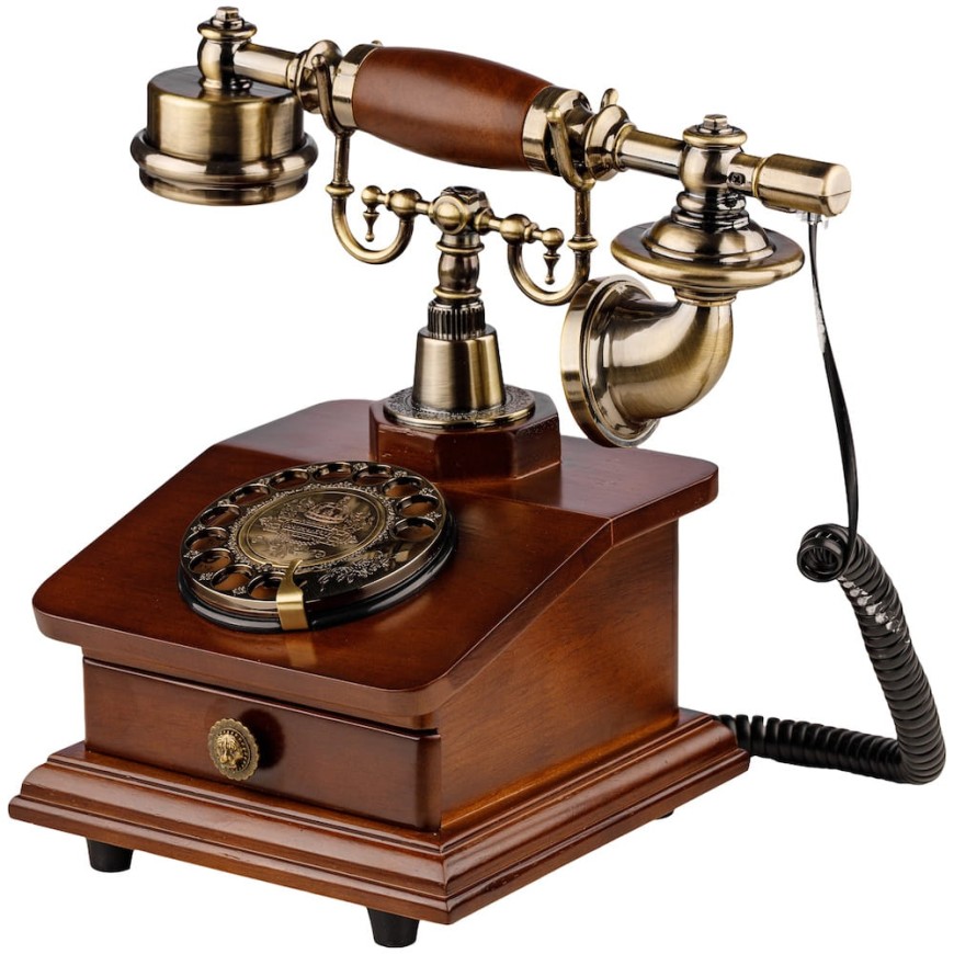 Telefon retro de birou – stil antic elegant